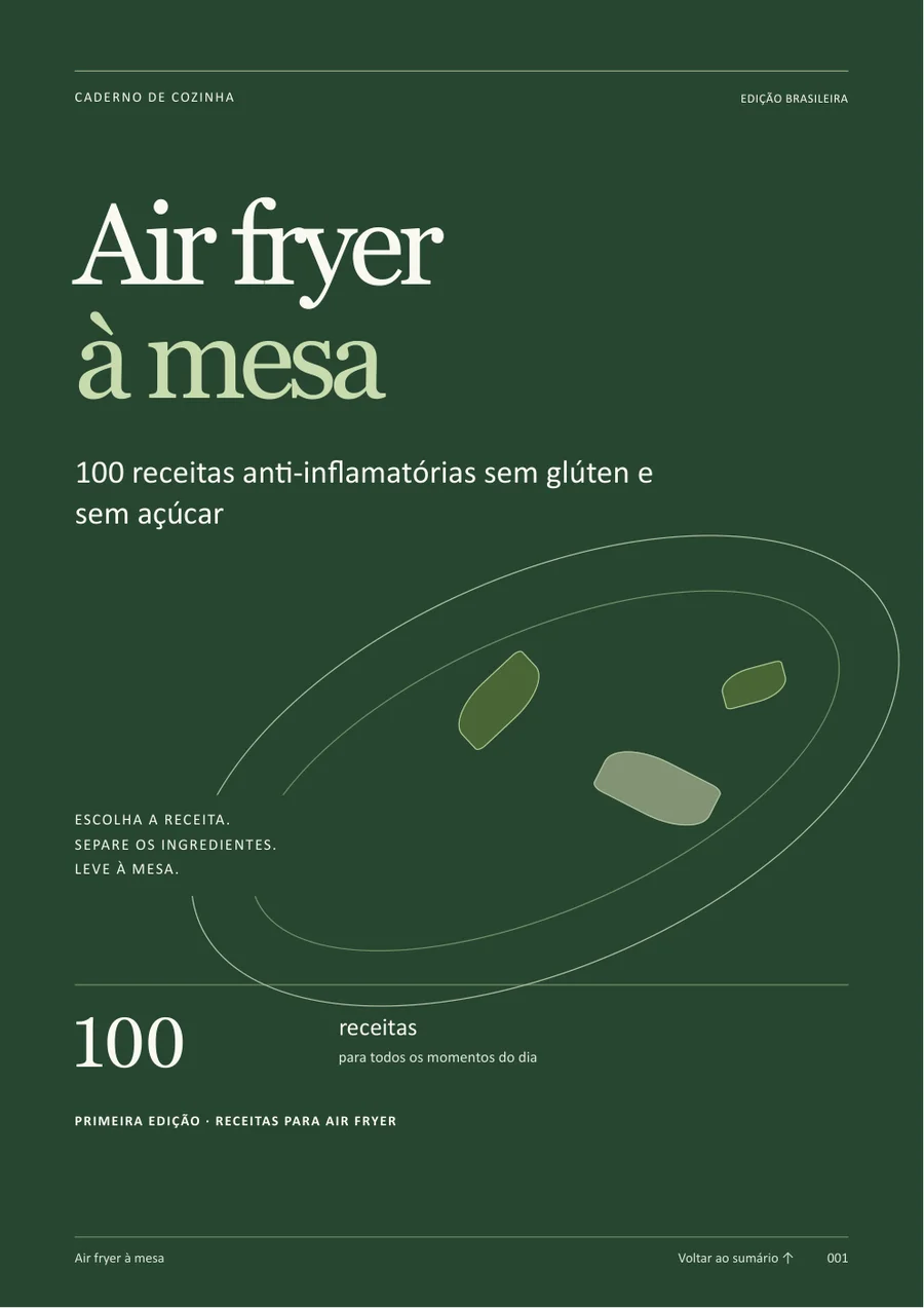 Capa do ebook Air fryer à mesa